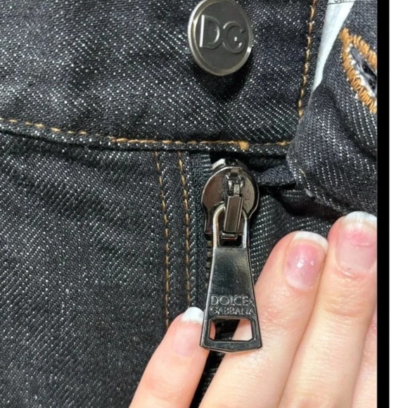 Dolce & Gabbana Dark Indigo Straight Jeans - Picture 7 of 8